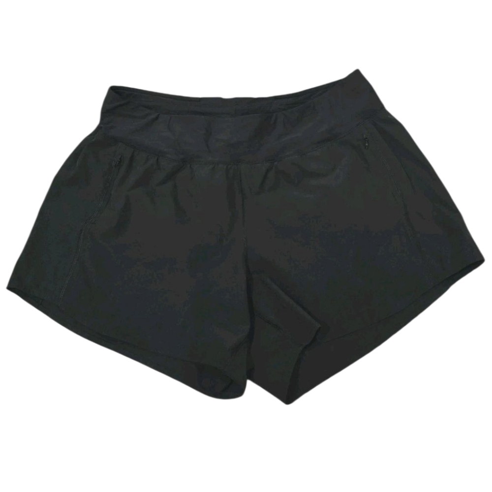 Lands End Plus Black Swim Shorts Size 20W Built In Briefs
